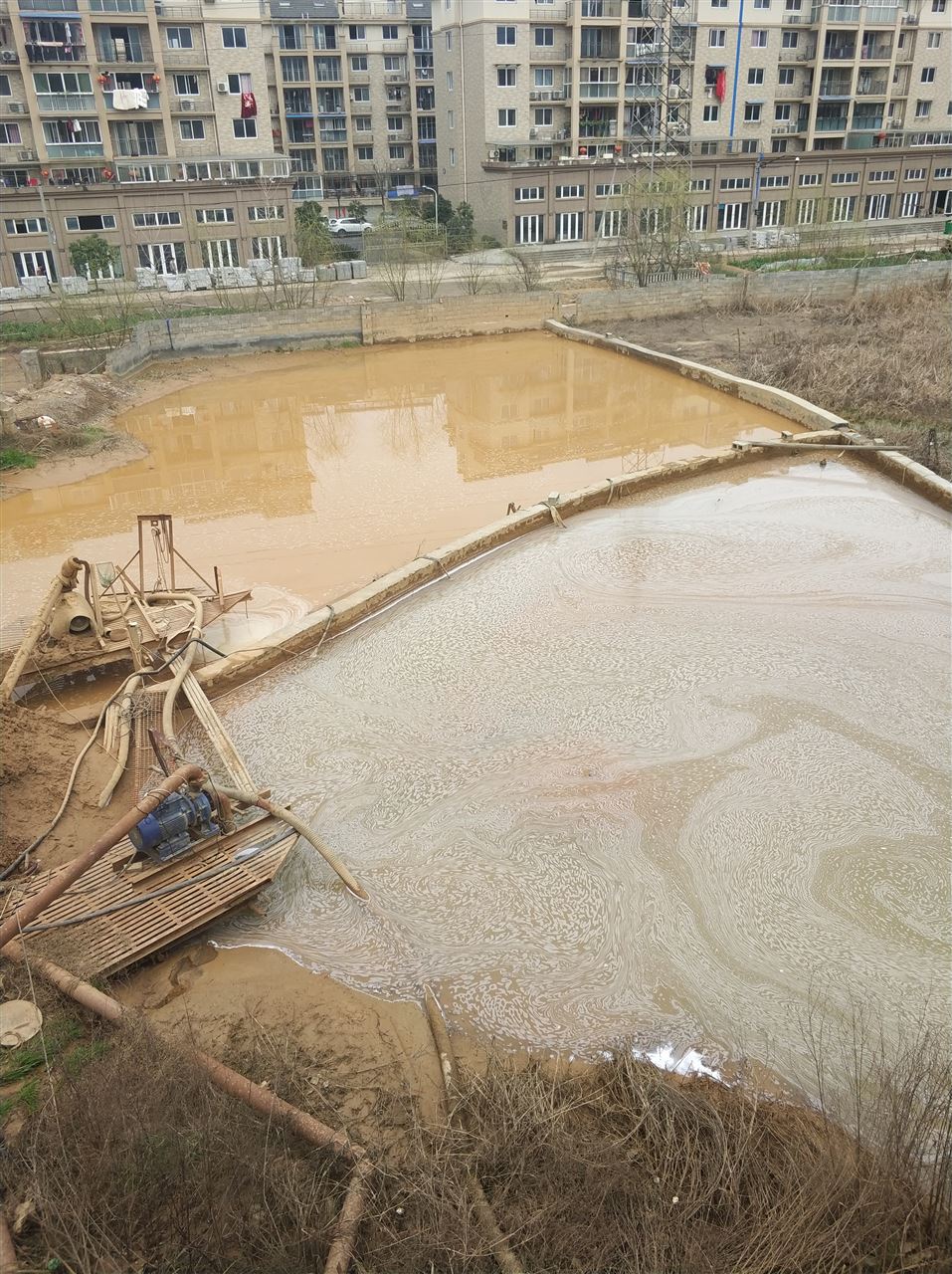 彭山沉淀池淤泥清理-厂区废水池淤泥清淤